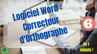 Comment utiliser le correcteur dorthographe dans Word [upl. by Mutat24]