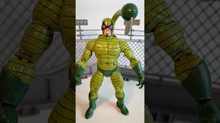 🕸️🦂NEW Marvel Legends SCORPION figure review💚My custom Spiderman villain reveal made w Mr Sinister [upl. by Valene]