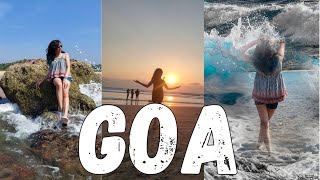 Best sunset beaches in Goa  Best party places Night life Cafes Hostels shopping  Travel  madsy c [upl. by Zora264]