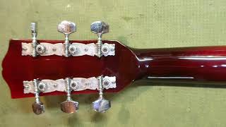 Broken Guitar Headstock spline repair [upl. by Egiedan]