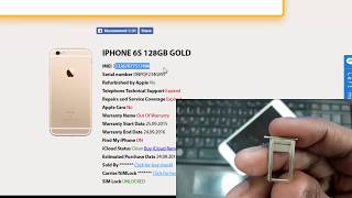 How To Check Iphone IMEI Number  Find My Iphone Status Free  Iphone 6S IMEI Check [upl. by Iolanthe]