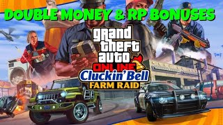 GTA Online  DOUBLE MONEY amp RP BONUSES  Weekly Update Event March 14 2024 [upl. by Ynnub]