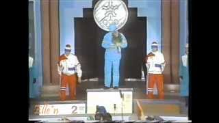 Winter Olympic Games Calgary 1988  5 km prize giving ceremony 1 Gustafson 2 Visser 3 Kemkers [upl. by Ashlen275]