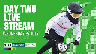 LIVE  Day Two BMX Racing Challenge Event  2022 UCI BMX Racing World Championships [upl. by Sherry]