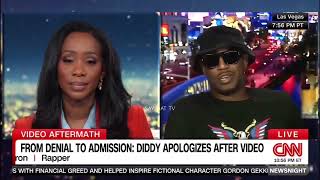 Camrons Outrageous Reaction To Diddy Hotel VideoApology On CNN Must See [upl. by Akerehs]