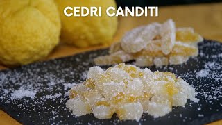 COME FARE I CEDRI CANDITI  UNA RICETTA SUPER UTILE  FACILE E VELOCE tutorial [upl. by Clara]