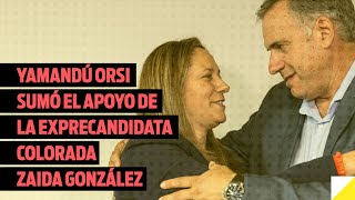 Yamandú Orsi anunció la incorporación de Zaida González del Partido Colorado al Frente Amplio [upl. by Zimmerman57]