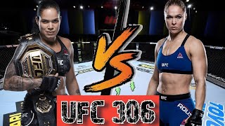 UFC 306  Amanda Nunes X Ronda Rousey ufc [upl. by Kinnon382]