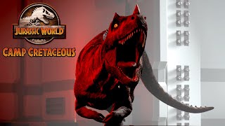 Escaping the Ceratosaurus With Baby Dinosaurs  JURASSIC WORLD CAMP CRETACEOUS  NETFLIX [upl. by Jennie498]