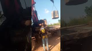 hiab transferring rings civilengineering civil construction views share viralvideo [upl. by Glenda623]