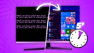 COMO INSTALAR WINDOWS en 5 MINUTOS  GUÍA 2024 [upl. by Ahsinrad]