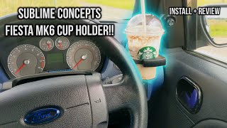 Custom Cup Holder for a Fiesta MK6 [upl. by Ruskin87]