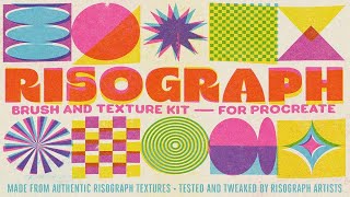 Risograph Brush amp Texture Kit [upl. by Yelknirb]