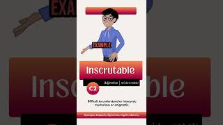 Inscrutable Meanings and Synonyms shorts inscrutable meaning [upl. by Avika]