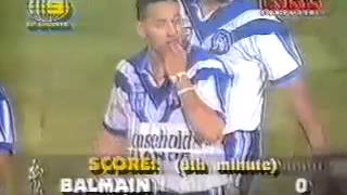 Jason Williams 1st Try 1992 Rd17 Canterbury v Balmain [upl. by Emery]