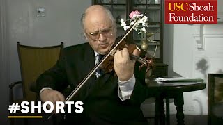 In Memoriam On The Violin  Jewish Survivor Edward Polidi  USC Shoah Foundation  shorts [upl. by Silvestro554]