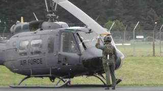 RNZAF BELL UH1H HUEY NZ3816 START UP  TAKE OFF  HAMILTON [upl. by Verner977]