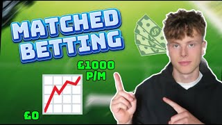 Matched Betting  Beginner guide 0£1000 per month [upl. by Reinnej]