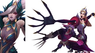 Splash Art VS Model In Game  Coven Skins  League of Legends [upl. by Casta689]