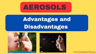 AEROSOLS I Advantages and Disadvantages of AEROSOLS I PHARMAPEDIA [upl. by Dulci67]