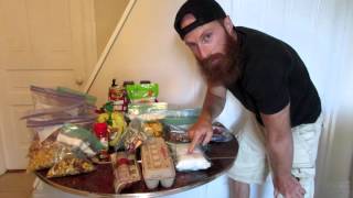 Preparing to be ALONE part 2 of 14  Food For 7 Day Canoe Camping [upl. by Dorcas]