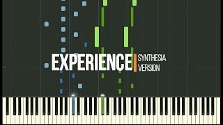 Ludovico Einaudi  Experience  Synthesia Piano Tutorial [upl. by Asseram]