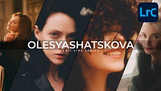 How To Edit Portraits Like OLESYA SHATSKOVA  Lightroom Classic Tutorial Free Presets [upl. by Clementina]