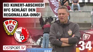 Bei KunertAbschied BFC schlägt RegionalligaDINO BFC Dynamo  Berliner AK  Regionalliga Nordost [upl. by Imehon]