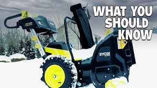 Ryobi Battery Powered Snow Blower PUT TO THE TEST Ryobi Two Stage Battery Powered Snow Blow Review [upl. by Craner]