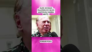 😭😭Silvio pretendia gravar seu último programa na TV chora ao falar da saudade dos palcos😭😭 [upl. by Brandie]