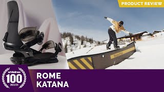 Rome Katana 2023 Snowboard Binding Review [upl. by Ahron]