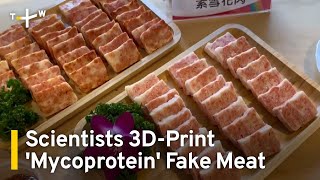 Scientists 3DPrint Mycoprotein Meat Alternative  TaiwanPlus News [upl. by Atin387]