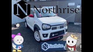 スズキ アルトバン 2017年 HA36V VPオートギアシフト ４WD のーすくんの車両紹介 ＃Northrise ＃ノースライズ ＃札幌 アルトワークス仕様 [upl. by Asilegna]