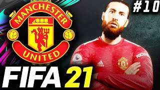 SIGNING SERGIO RAMOS  FIFA 21 Manchester United Career Mode EP10 [upl. by Enneibaf906]