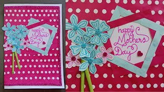 Diy Easy Mothers day card Happy Mothers day greeting card [upl. by Ita405]