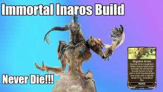 Immortal Inaros Build  Warframe [upl. by Esille]