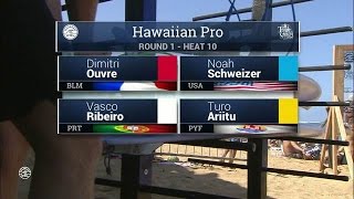 2016 Hawaiian Pro Round One Heat 10 [upl. by Carin]