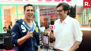 Arnab Goswamis 10 Questions To Akshay Kumar  Exclusive Interview [upl. by Docilla]