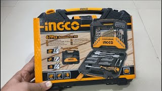 INGCO 67Pcs Accessories Set  Full Unboxing [upl. by Nnod]