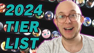 NEW SMASH BROS ULTIMATE TIER LIST 2024 Update [upl. by Newell311]