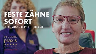 Feste Zähne SOFORT – Die Sofortimplantation bei Dr Gal Erfahrungsbericht [upl. by Anairad784]