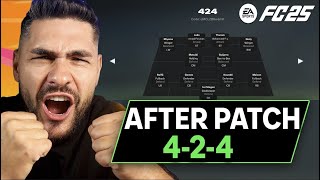 FC 25 POST MATCH MOST META FORMATION 424 BEST TACTICS amp PLAYER ROLES TO BEAT ANY DEFENSE EASILY [upl. by Esiuole]