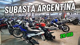 100 MOTOS SUBASTADAS al MES en ARGENTINA 2024 motovlog [upl. by Maghutte]