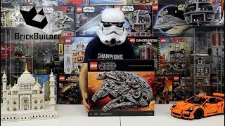 LEGO STAR WARS 75192 Millennium Falcon  Speed Build for Collecrors  Exclusive Unboxing [upl. by Killie]