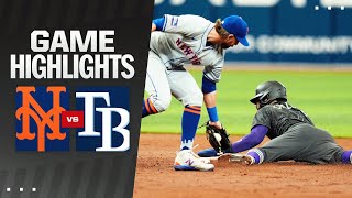 Mets vs Rays Game Highlights 5524  MLB Highlights [upl. by Alisun]