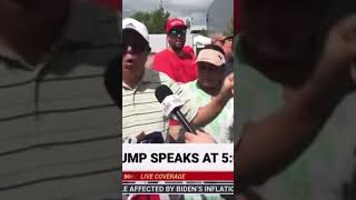 “We Drink Sweet Tea We Don’t Drink Socialist KoolAid” Trump Supporter Tells Media At Rally in GA [upl. by Denby]