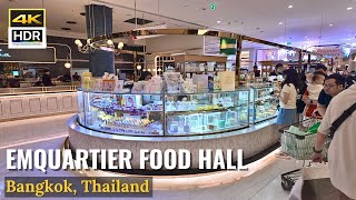 So Starving At EmQuartier Food Hall Bangkok Thailand 4K HDR [upl. by Suoivart733]