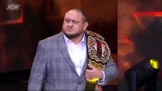 Samoa Joe Entrance  AEW Dynamite Homecoming January 10 2024 [upl. by Anivlek]