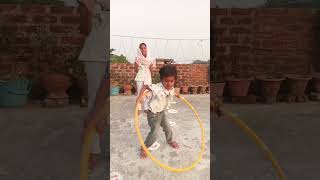 Himanshi and family hulahoop channel shorts funny trending [upl. by Cunningham72]