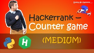 Hackerrank  Counter game walkthrough Python Hackerrank [upl. by Eustashe310]